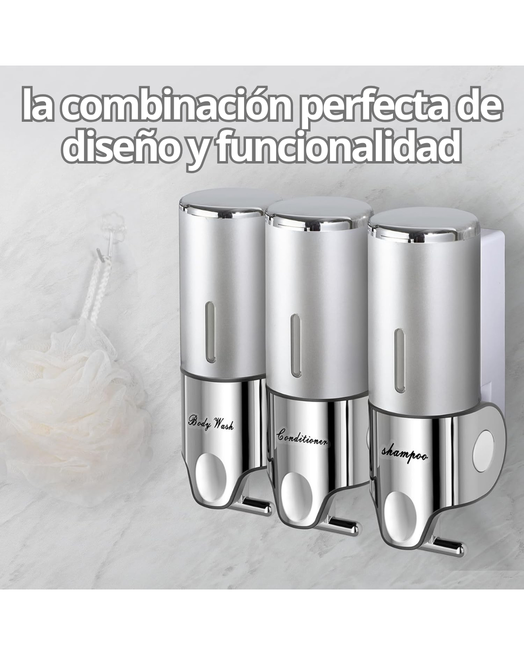 Dispensadores manuales de jabón líquido doble/triple